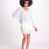 camicia voille nervature ALEXANBLATU BLANC laraethnics 