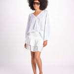 camicia voille nervature ALEXANBLATU BLANC laraethnics 