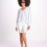 camicia voille nervature ALEXANBLATU BLANC laraethnics 