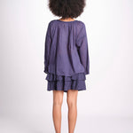 camicia voille nervature ALEXANBLATU ENCRE laraethnics 