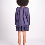 camicia voille nervature ALEXANBLATU ENCRE laraethnics 