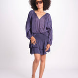 camicia voille nervature ALEXANBLATU ENCRE laraethnics 