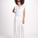 camicia con ricamo HEITABLATU BLANC laraethnics 