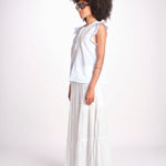 camicia con ricamo HEITABLATU BLANC laraethnics 