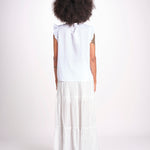 camicia con ricamo HEITABLATU BLANC laraethnics 