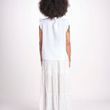 camicia con ricamo HEITABLATU BLANC laraethnics 