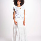 camicia con ricamo HEITABLATU BLANC laraethnics 