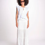 camicia con ricamo HEITABLATU BLANC laraethnics 