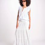 camicia con ricamo HEITABLATU BLANC laraethnics 