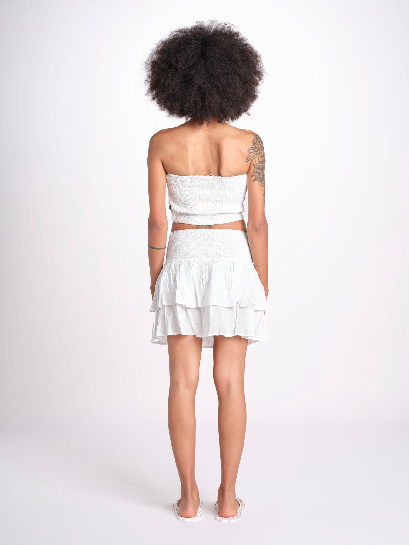 top fascia elastico MANDIBLATU BLANC laraethnics 