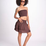 top fascia elastico MANDIBLATU CHOCOLAT laraethnics 