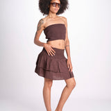 top fascia elastico MANDIBLATU CHOCOLAT laraethnics 