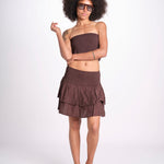 top fascia elastico MANDIBLATU CHOCOLAT laraethnics 