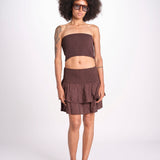 top fascia elastico MANDIBLATU CHOCOLAT laraethnics 