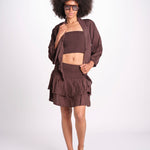 top fascia elastico MANDIBLATU CHOCOLAT laraethnics 