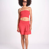 top fascia elastico MANDIBLATU CRANBERRY laraethnics 