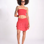 top fascia elastico MANDIBLATU CRANBERRY laraethnics 