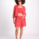 top fascia elastico MANDIBLATU CRANBERRY laraethnics 