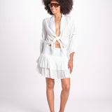camicia con nodo MARIABL BLANC laraethnics 