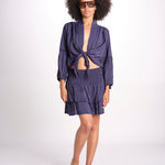 camicia con nodo MARIABL ENCRE laraethnics 