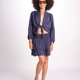 camicia con nodo MARIABL ENCRE laraethnics 