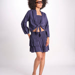 camicia con nodo MARIABL ENCRE laraethnics 