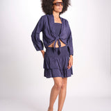 camicia con nodo MARIABL ENCRE laraethnics 