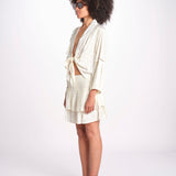 camicia con nodo MARIABL NACRE laraethnics 