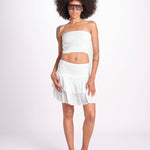 minigonna balze PANOLIBL BLANC laraethnics 