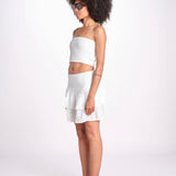 minigonna balze PANOLIBL BLANC laraethnics 
