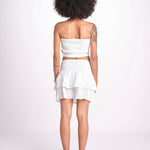 minigonna balze PANOLIBL BLANC laraethnics 