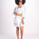 minigonna balze PANOLIBL BLANC laraethnics 