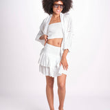 minigonna balze PANOLIBL BLANC laraethnics 
