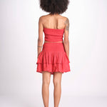 minigonna balze PANOLIBL CRANBERRY laraethnics 