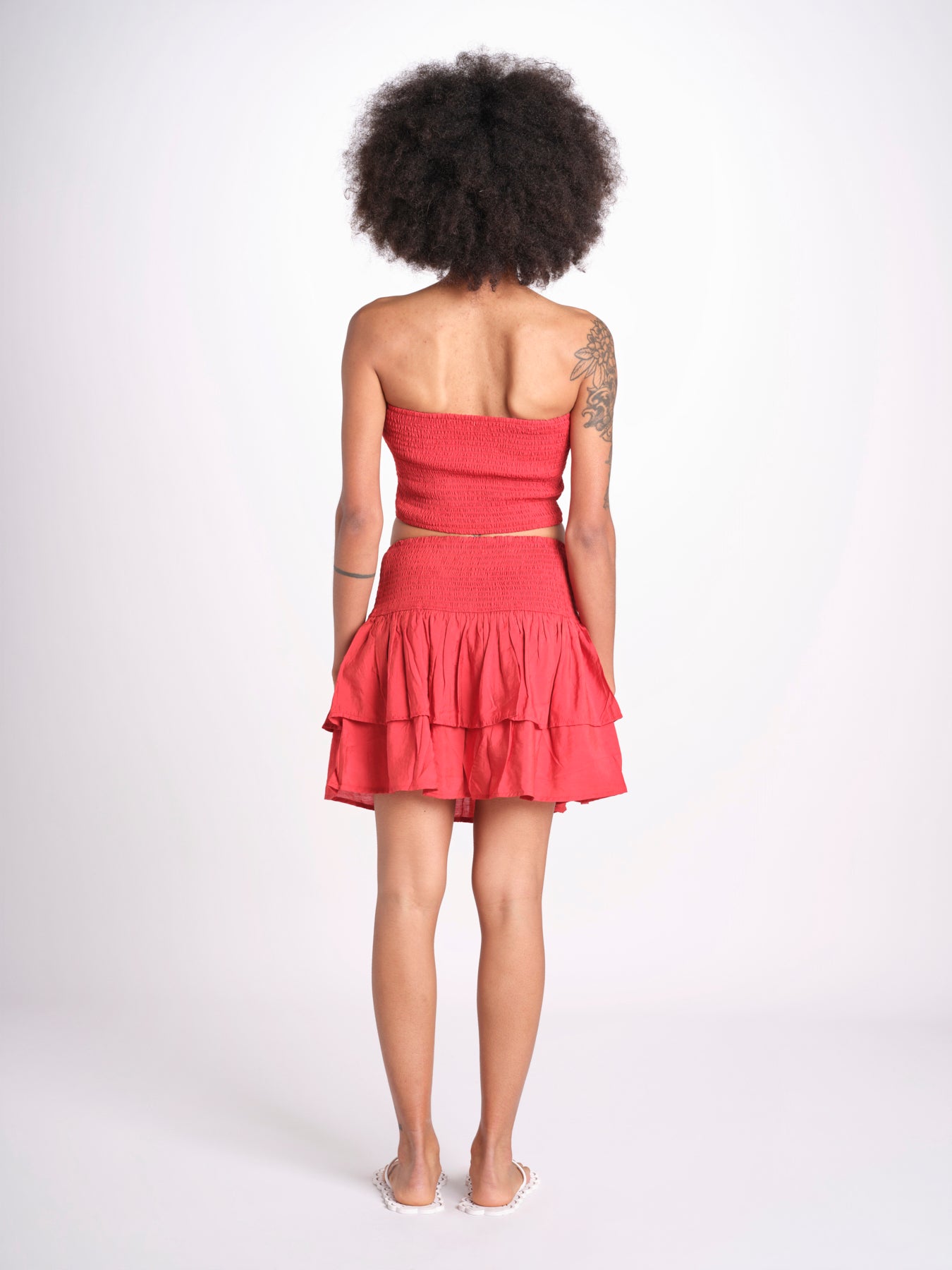 minigonna balze PANOLIBL CRANBERRY laraethnics 