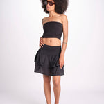 minigonna balze PANOLIBL NOIR laraethnics 