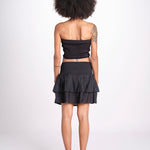 minigonna balze PANOLIBL NOIR laraethnics 