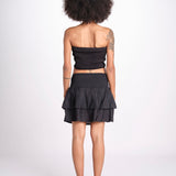 minigonna balze PANOLIBL NOIR laraethnics 