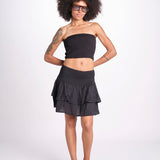 minigonna balze PANOLIBL NOIR laraethnics 