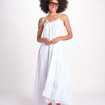 abito con arriccio PAOLABLATU BLANC laraethnics 