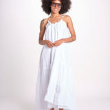 abito con arriccio PAOLABLATU BLANC laraethnics 