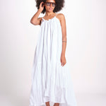 abito con arriccio PAOLABLATU BLANC laraethnics 