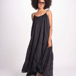 abito con arriccio PAOLABLATU NOIR laraethnics 
