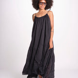 abito con arriccio PAOLABLATU NOIR laraethnics 