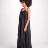 abito con arriccio PAOLABLATU NOIR laraethnics 