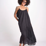 abito con arriccio PAOLABLATU NOIR laraethnics 