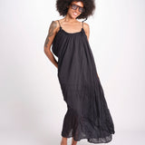 abito con arriccio PAOLABLATU NOIR laraethnics 
