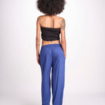 pantalone con coulisse SUMBAWAIVR DENIM laraethnics 