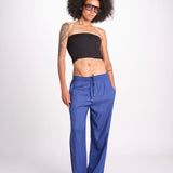 pantalone con coulisse SUMBAWAIVR DENIM laraethnics 