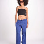 pantalone con coulisse SUMBAWAIVR DENIM laraethnics 